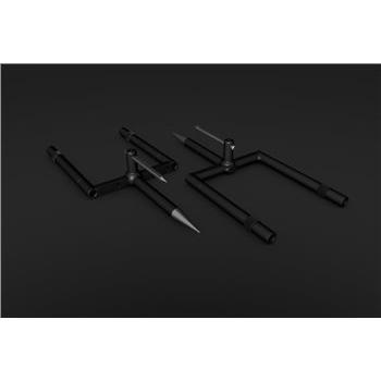 Korda Black Aluminium 2 Rod Buzzbar - 6.5in System