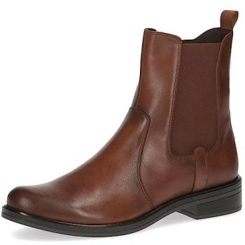 Chelseaboots CAPRICE Gr. 40, braun (cognac) Damen Schuhe Stiefelette, Businessschuh in klassischer Optik