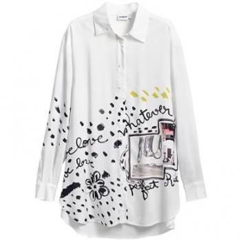 Desigual Hemd Perséfone 25SWCW41 Loose Fit
