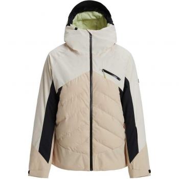 Chaqueta con Capucha Roxy Luna Frost Beige Claro Negro Talla S