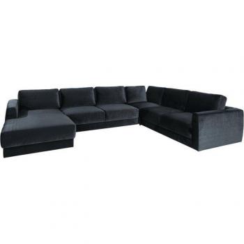 Andas Wohnlandschaft »Hobro U-Form«, Luxus-Microfaser