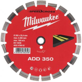 Lama Diamantata Milwaukee Per Asfalto 350mm
