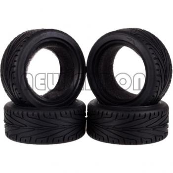 ENRON 4PCS 68MM Rubber Tires for 1/10 RC Car Racing