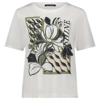 Kurzarm-Rundhalsshirt „Betty Barclay“ – Damenbasic in Weiß, Größe 48