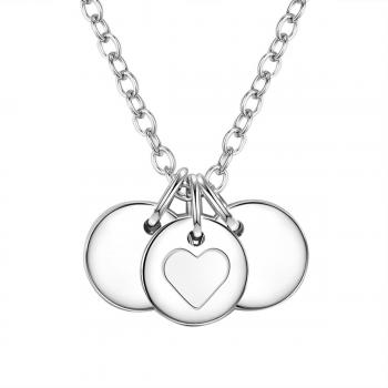 Sterling‑Silber Herzkette München – gravierbares Medaillon