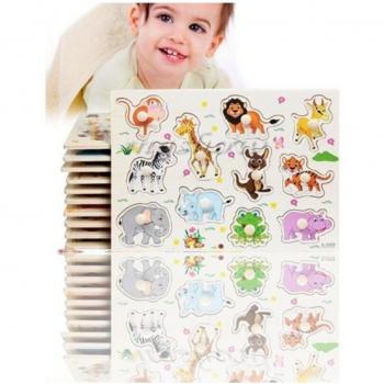 Puzzle 3D Animali Colorati per Bambini