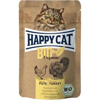 Happy Cat Bio Hühner- und Puten-Nassfutter 6 x 85 g
