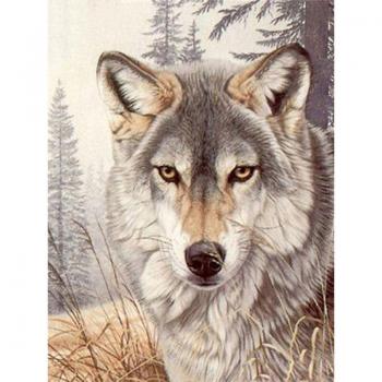 Wolf Mosaic Diamond Painting 20X30CM