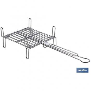 Parrilla Doble INOX 350 x 350mm