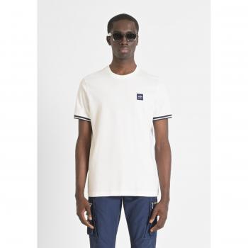 Blanca Antony Morato Camiseta Regular Fit MMKS02461 (FA100240-1011) para Hombre