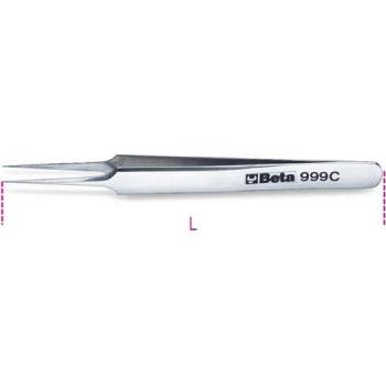 Pinzetta a molla Beta 999C punte finissime diritte 110mm