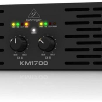 Behringer KM1700 1700W Stereo Power Amplifier