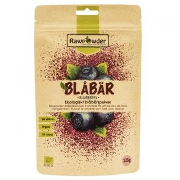 Rawpowder Blåbärspulver 125 g