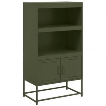 VidaXL Mueble para TV de acero gris antracita 100,5x39x60,5 cm