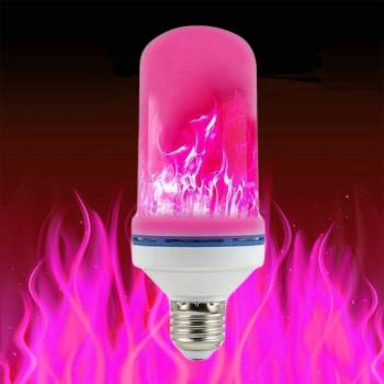 Lámpara LED 6W con 4 Modos Efecto Fuego