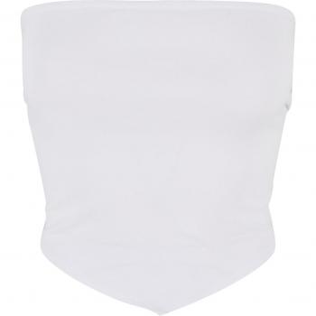 Top Bandeau Annodato per Donna Urban Classics - Bianco - Taglie M a XL