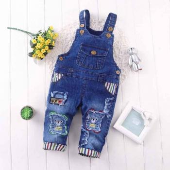 BibiCola Kids Denim Overalls