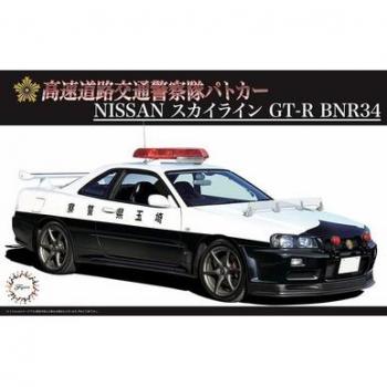 FUJIMI Nissan Skyline R34 GT-R w barwach policyjnych