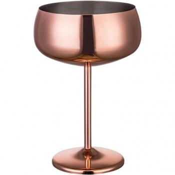 304 Stainless Steel Cocktail Goblet Rose Gold