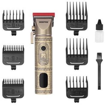 Engraved Vintage Beard Trimmer with LED Display