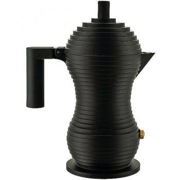 Espressomaschine PULCINA 70 ml, schwarz, Alessi