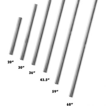 Gibraltar Rack System 1.5 Tube, Straight SC-GPR59 - Length 59