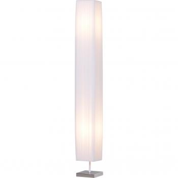 Lampada da Terra Moderna con 3 Punti Luce in Acciaio e Vetro Oro