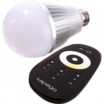 Luz LED E27 Cambiante 2700K a 6000K con Control Remoto