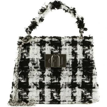 Furla Ladies' Tweed Check Shoulder Bag - Toni Talco