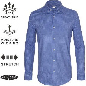 Camisa de Negocios de Cuello Vuelto para Golf