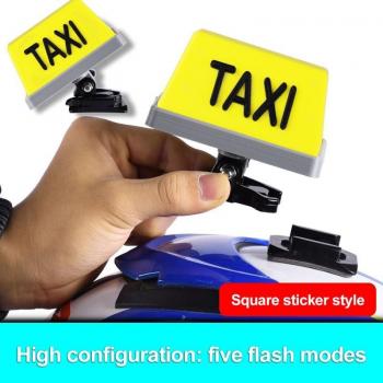TaxiGlow LED Handlebar & Helmet Sign