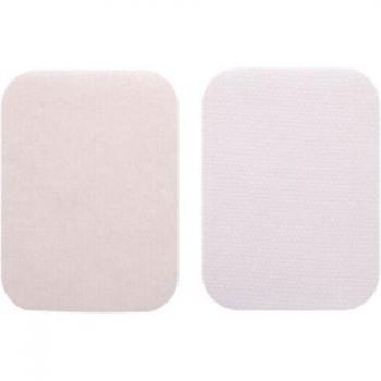 Coussins adhésifs ronds pour canapé, noir, 60mm, avec boucles à crochet, 2-4 pièces