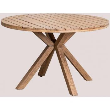 Mesa de jardín Naele en madera de eucalipto