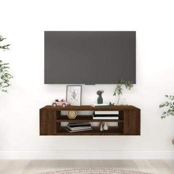 VidaXL TV-Wandschrank Eiche Braun 100x30x26,5 cm Holzwerkstoff
