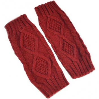 Guantes tejidos sin dedos para mujer