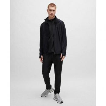 BOSS para hombre. 50517748 Pantalón Hicon Active negro (4XL), Casual, Poliéster Reciclado, Sostenible, BOSS outlet 2024