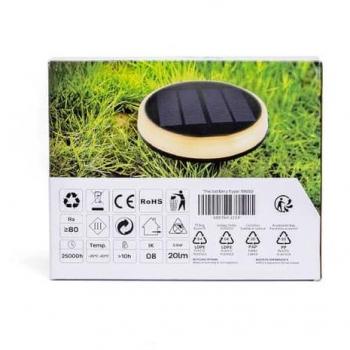 Faretto segnapassi LED 0,6W AIGOSTAR con pannello solare