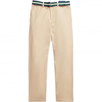 Pantalón Chino Ralph Lauren para niño en color kaki con cinturón