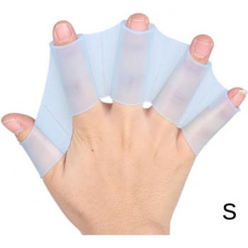 3 Colors S/M/L Unisex Frog Type Silicone Swim Hand Fins
