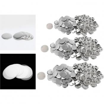 100 Sets Blank Badge Button Metal Supply for Badge Maker Machine