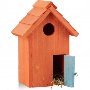 Abri à oiseaux en bois - Petite maison - Relaxdays