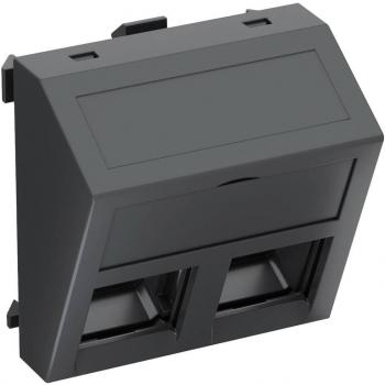 Coperchio Supporto Modulo Dati Grigio 45x45x26 mm