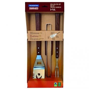 Tramontina Grillbesteck-Set CHURRASCO, 3-tlg