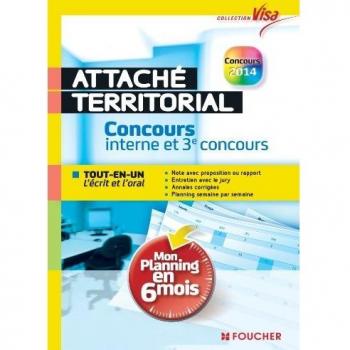 Joël Dupré Attaché Territorial : Concours Interne Et 3e Concours