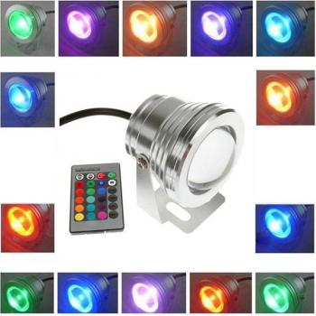 1 Stück RGB 10W Unterwasser LED Schwimmbadlampe IP65