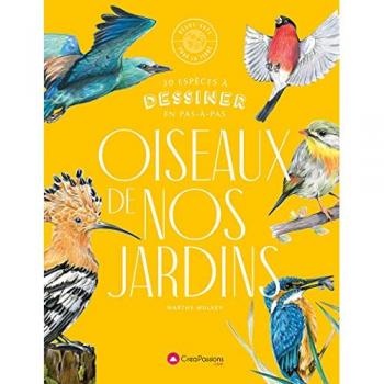 Oiseaux de nos jardins - 30 espèces à dessiner en pas-à-pas