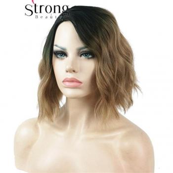 Peluca Black‑Yellow Natural Wave por StrongBeauty