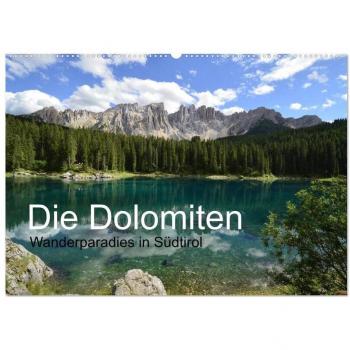 Wandkalender Die Dolomiten - Wanderparadies in Südtirol 2024