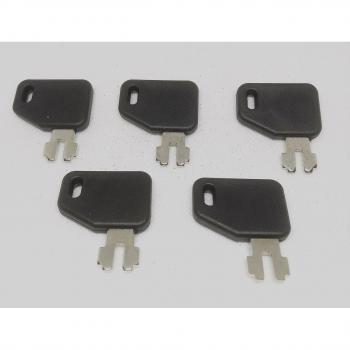 5pc Distribution Battery Box Key for Volvo Digger