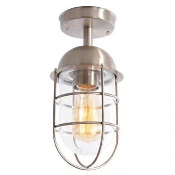 Zinc Kari Stainless Steel Porch Lantern Light - 42W